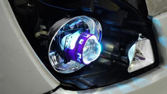 Vislight Ls800 Độ đèn Ford Transit | Độ bi led pha Vislight LS800Pro siêu sáng